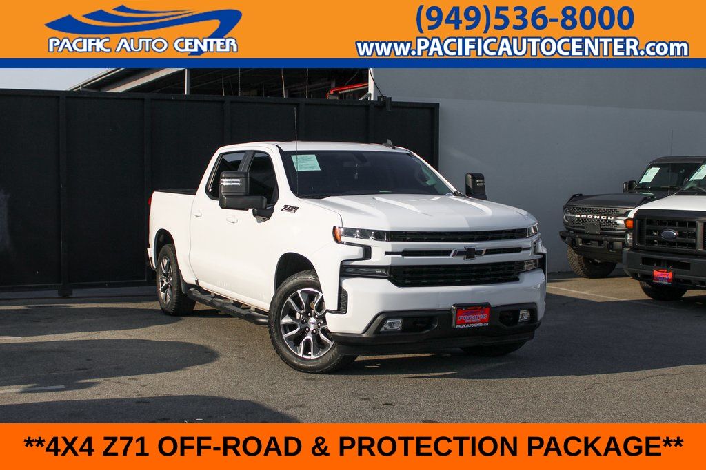 Summit White 2020 Chevrolet Silverado 1500 Pickup Truck Four-Wheel Drive 8-Speed Automatic