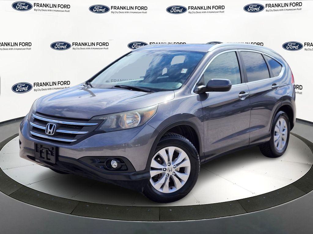 Gray 2014 Honda CR-V EX-L AWD SUV / Crossover All-Wheel Drive 5-Speed Automatic