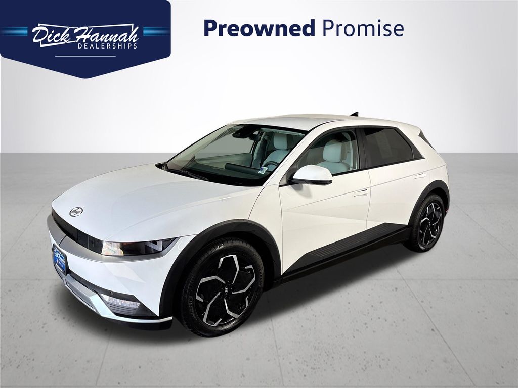 Atlas White 2023 Hyundai Ioniq 5 SUV / Crossover All-Wheel Drive 1-Speed Automatic