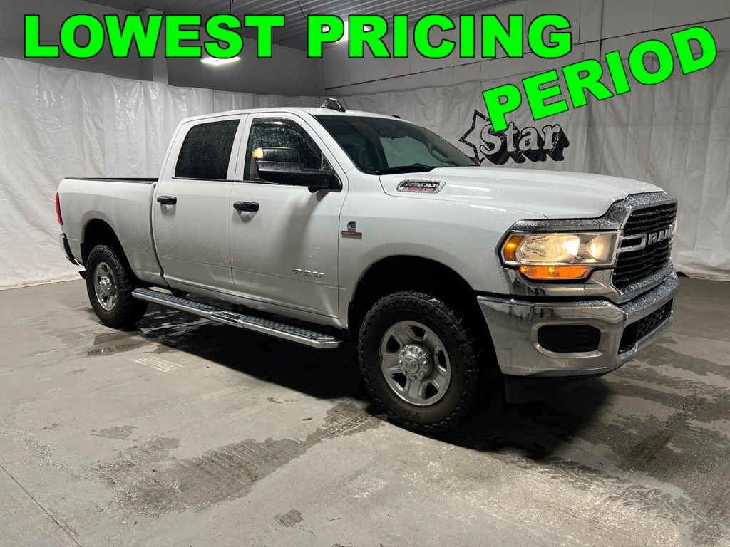 Bright White Clearcoat 2020 RAM 2500 Pickup Truck Four-Wheel Drive 6-Speed Automatic