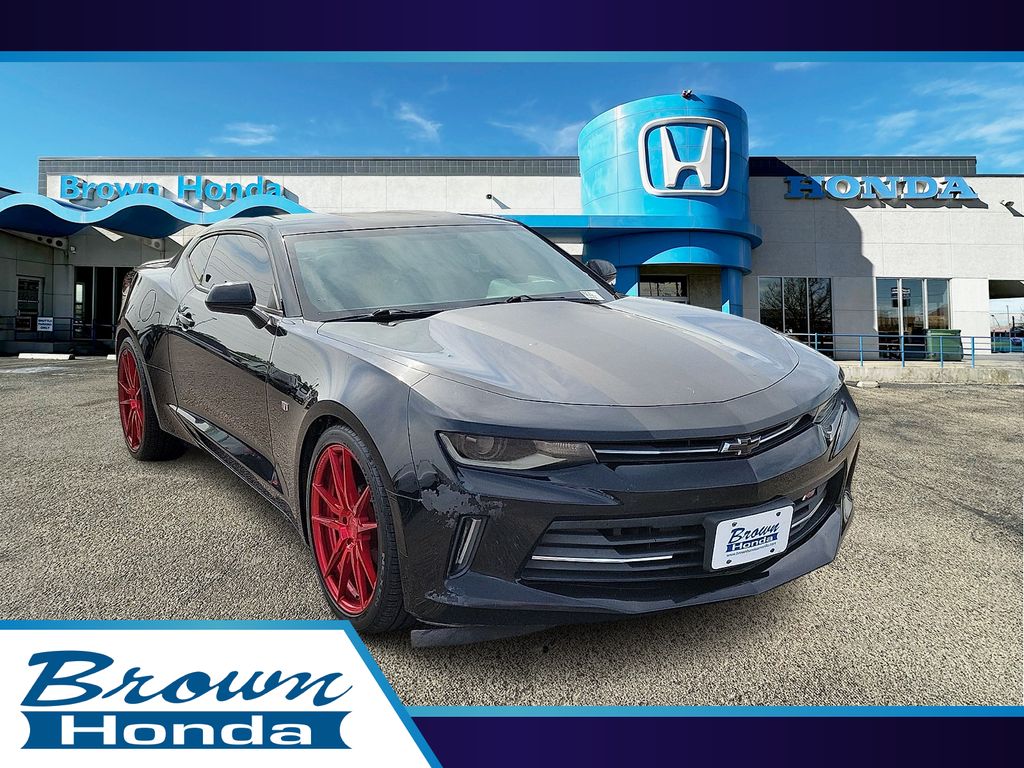 Mosaic Black Metallic 2016 Chevrolet Camaro Coupe Rear-Wheel Drive 8-Speed Automatic