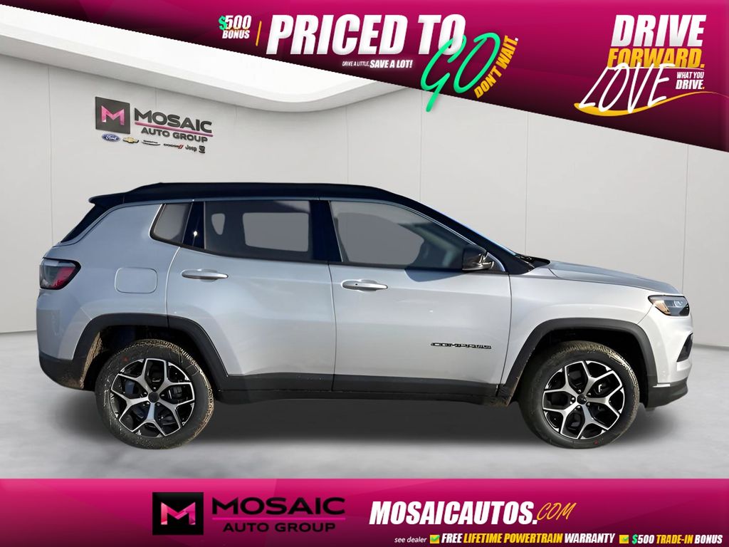 silver zynith metallic clearcoat 2026 Jeep Compass Limited 4WD SUV / Crossover Four-Wheel Drive 8-Speed Automatic