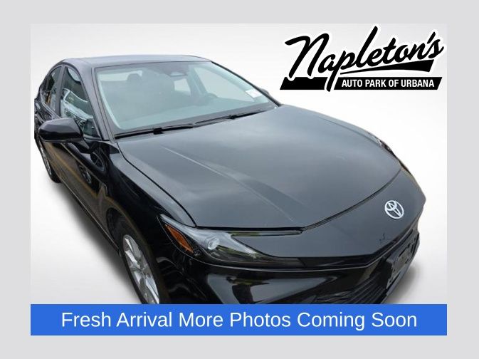 Midnight Black Metallic 2025 Toyota Camry LE FWD Sedan Front-Wheel Drive Continuously Variable Transmission