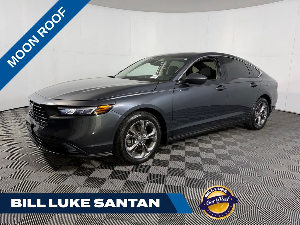 Meteorite Gray Metallic 2024 Honda Accord Sedan Front-Wheel Drive Continuously Variable Transmission