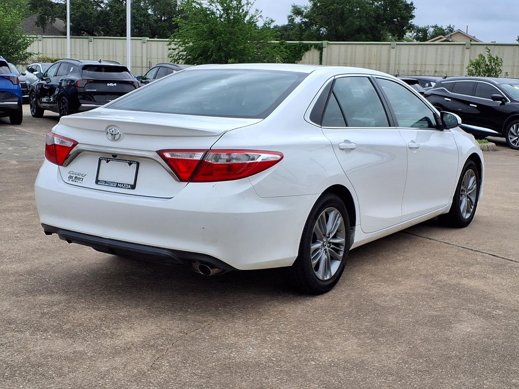 2015 Toyota Camry SE White at Gullo Toyota