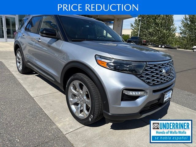 Silver 2020 Ford Explorer SUV / Crossover All-Wheel Drive Automatic