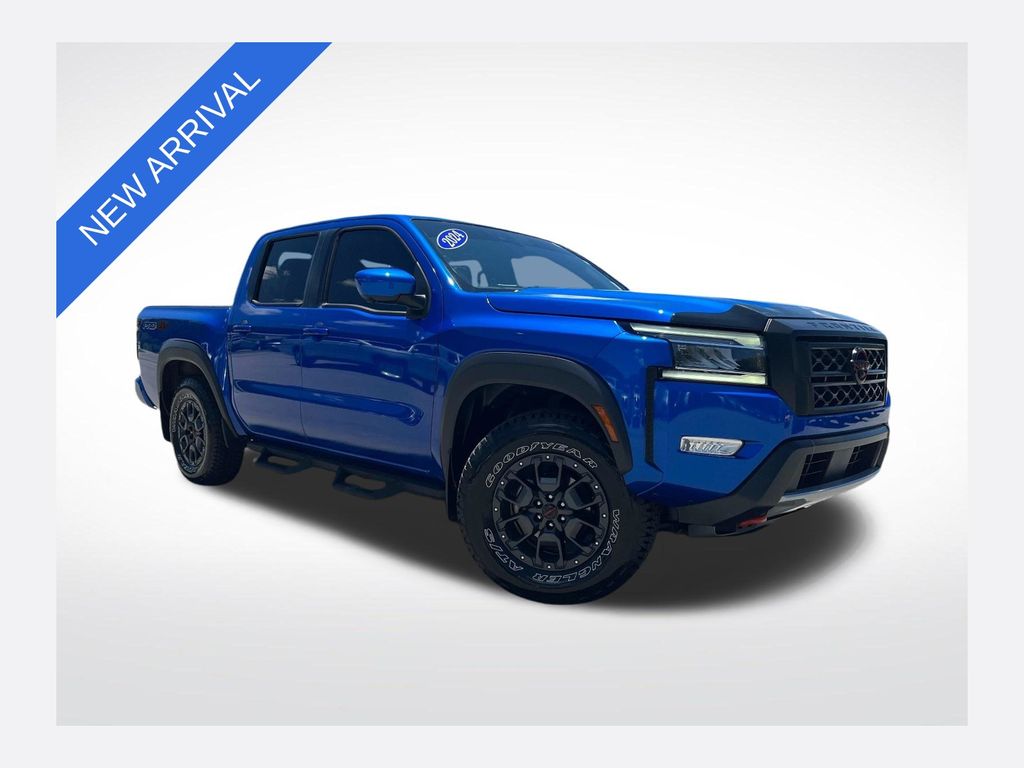 Bluestone 2024 Nissan Frontier PRO-4X Crew Cab 4WD Pickup Truck Four-Wheel Drive 9-Speed Automatic Overdrive