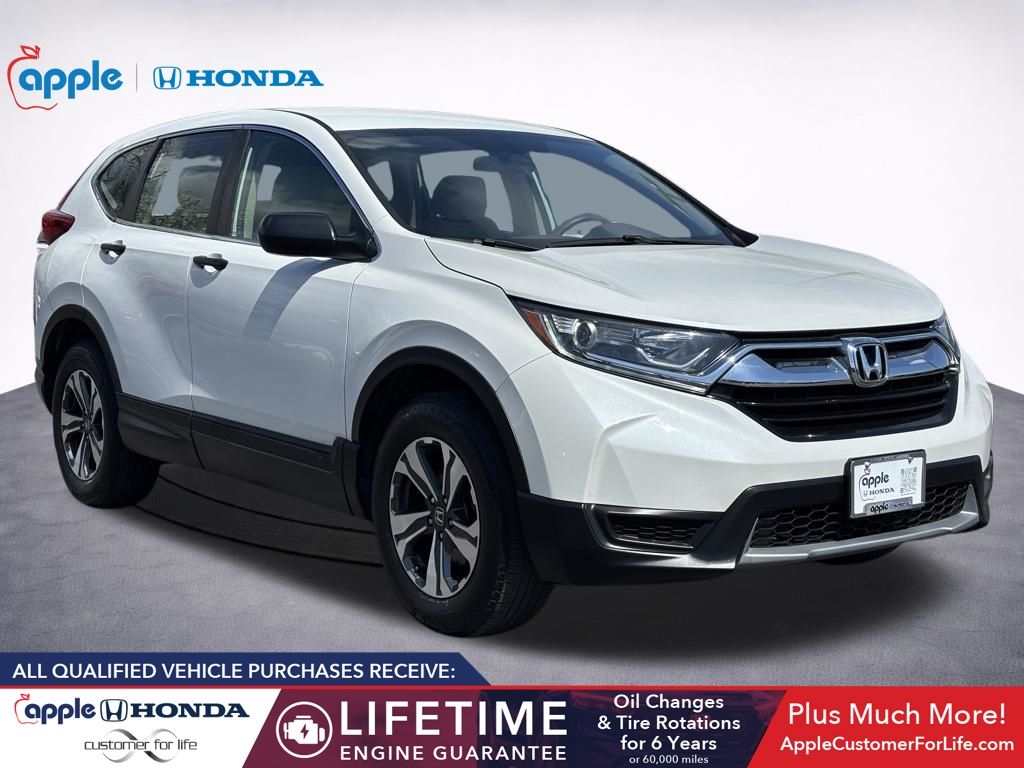 Platinum White 2019 Honda CR-V LX AWD SUV / Crossover All-Wheel Drive Continuously Variable Transmission