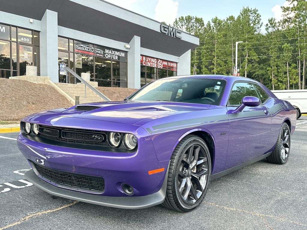 Purple (Plum Crazy Pearlcoat) 2023 Dodge Challenger Coupe Rear-Wheel Drive 8-Speed Automatic