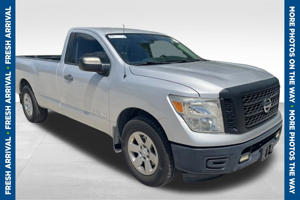 Brilliant Silver Metallic 2017 Nissan Titan Pickup Truck 4X2 7-Speed Automatic