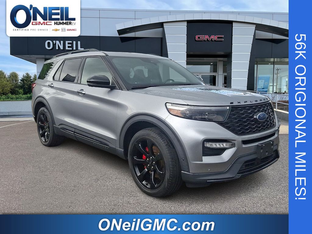 Silver Metallic 2020 Ford Explorer SUV / Crossover All-Wheel Drive Automatic