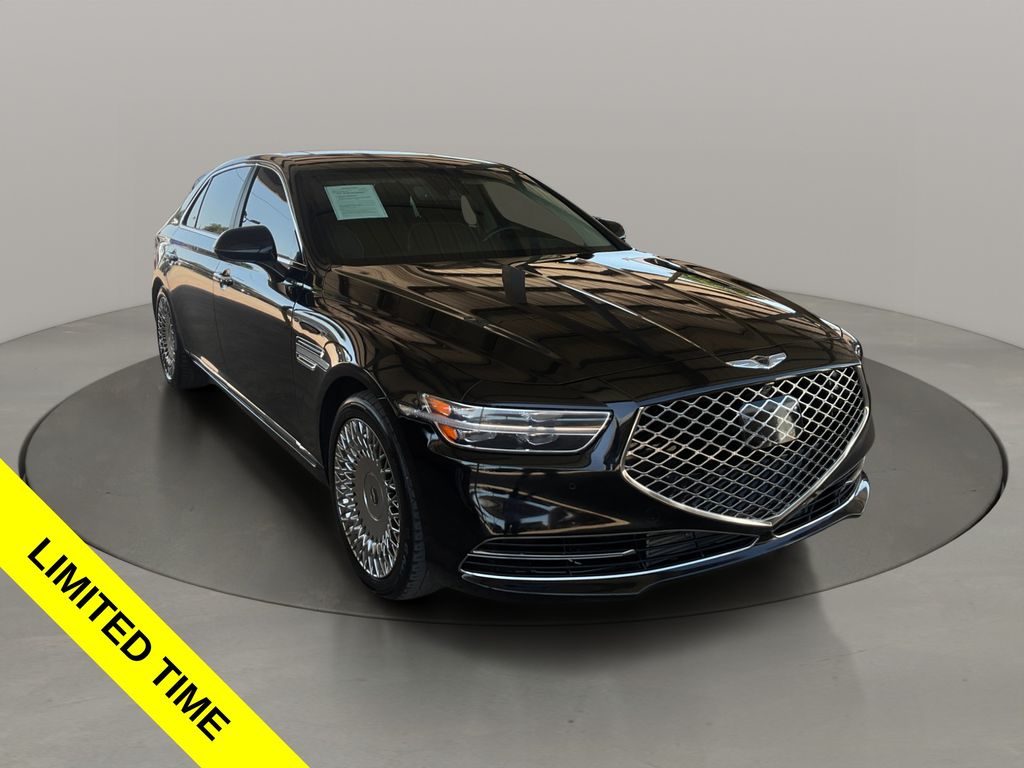 Vik Black 2022 Genesis G90 Sedan Rear-Wheel Drive 8-Speed Automatic