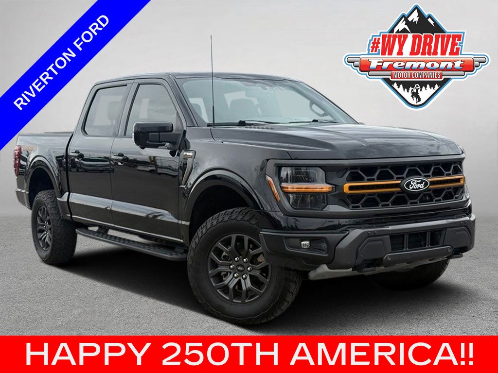Agate Black Metallic 2024 Ford F-150 Pickup Truck Four-Wheel Drive Automatic