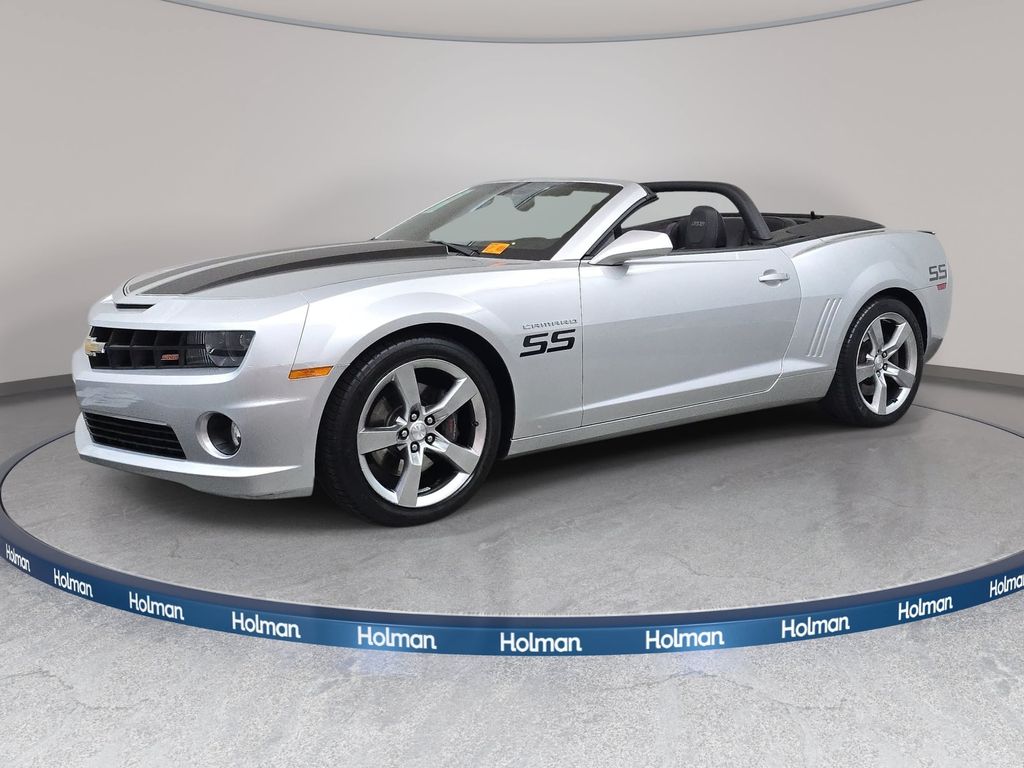Silver Ice Metallic 2011 Chevrolet Camaro Convertible Rear-Wheel Drive 6-Speed Automatic
