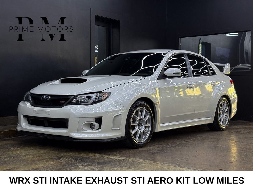 Satin White Pearl 2013 Subaru Impreza WRX STI Sedan All-Wheel Drive 6-Speed Manual