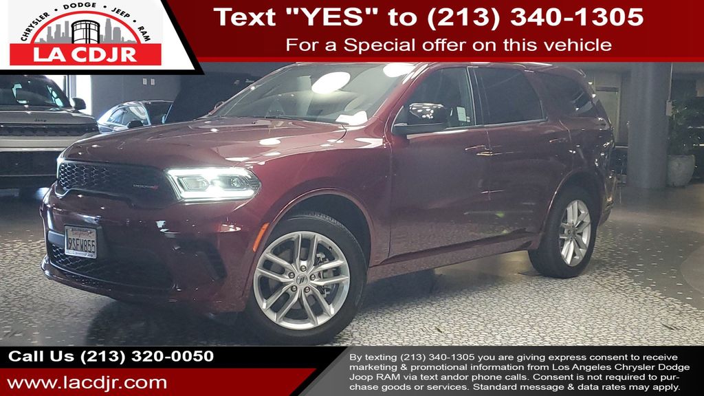 Red 2024 Dodge Durango GT AWD SUV / Crossover All-Wheel Drive 8-Speed Automatic