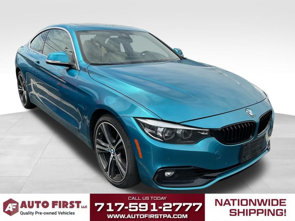 Snapper Rocks Blue Metallic 2020 BMW 4 Series Coupe All-Wheel Drive 8-Speed Automatic