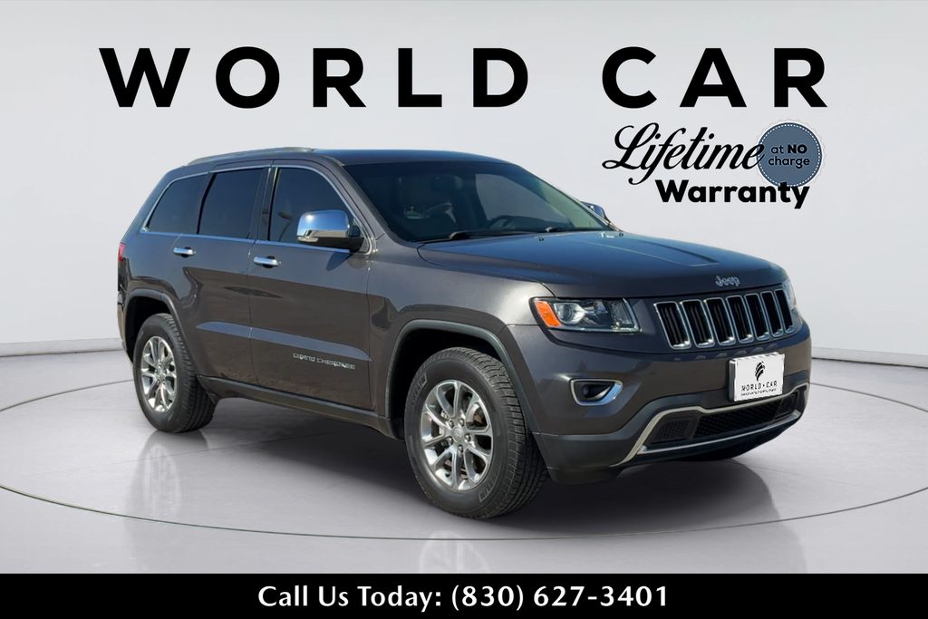Gray (Granite Crystal Metallic Clearcoat) 2015 Jeep Grand Cherokee Limited SUV / Crossover 4X2 8-Speed Automatic