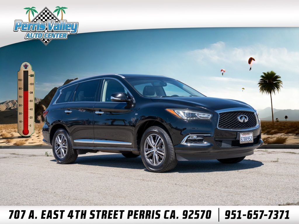 Black Obsidian 2018 INFINITI QX60 AWD SUV / Crossover All-Wheel Drive Continuously Variable Transmission