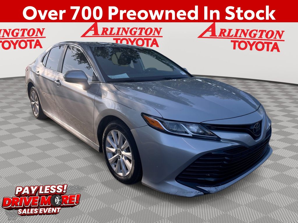 Celestial Silver Metallic 2020 Toyota Camry Sedan Front-Wheel Drive 8-Speed Automatic
