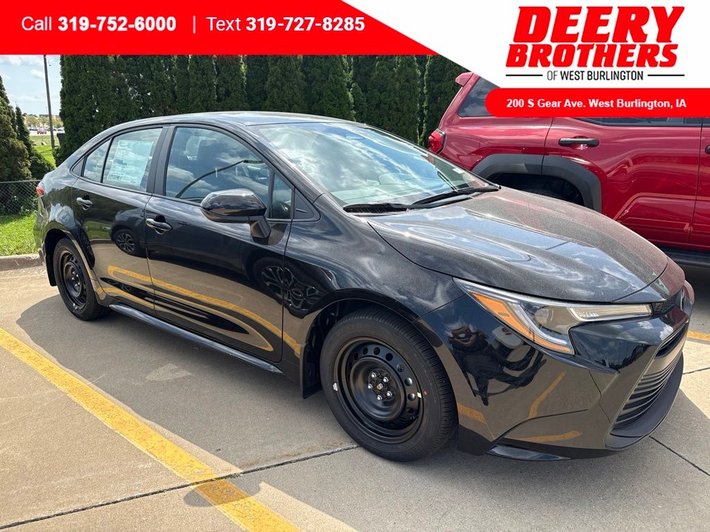 Midnight Black Metallic 2026 Toyota Corolla Sedan Front-Wheel Drive Continuously Variable Transmission