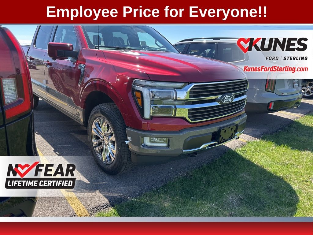 Ruby Red Metallic Tinted Clearcoat 2026 Ford F-150 King Ranch SuperCrew 4WD Pickup Truck Four-Wheel Drive Automatic