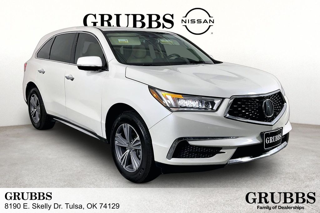 White Diamond Pearl 2019 Acura MDX SUV / Crossover Front-Wheel Drive 9-Speed Automatic