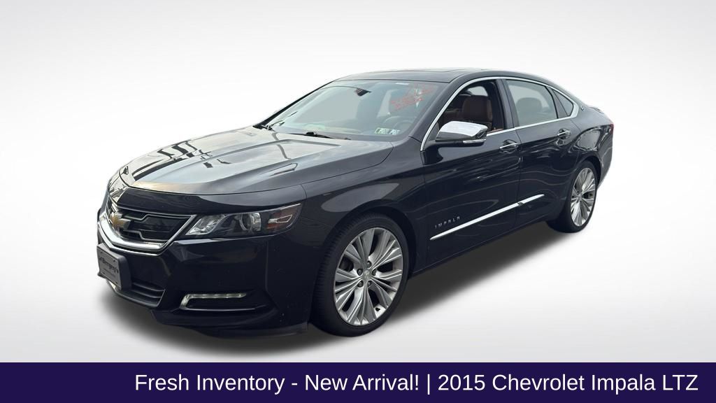 Black 2015 Chevrolet Impala Sedan Front-Wheel Drive 6-Speed Automatic Overdrive