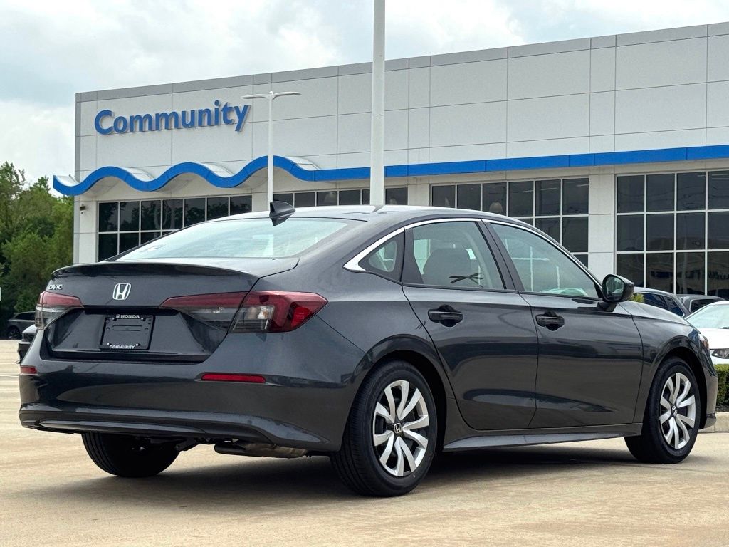 2026 Honda Civic LX Gray at Bayway Cadillac of The Woodlands