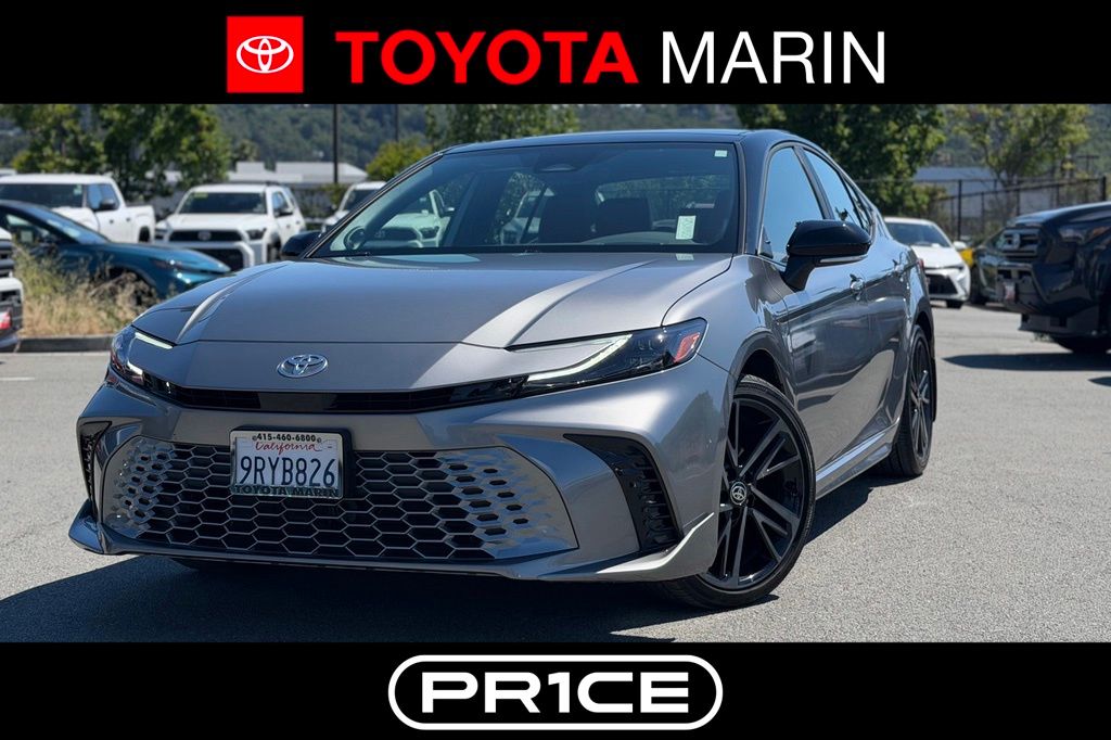 Heavy Metal/Midnight Black Metallic 2025 Toyota Camry Sedan Front-Wheel Drive Continuously Variable Transmission