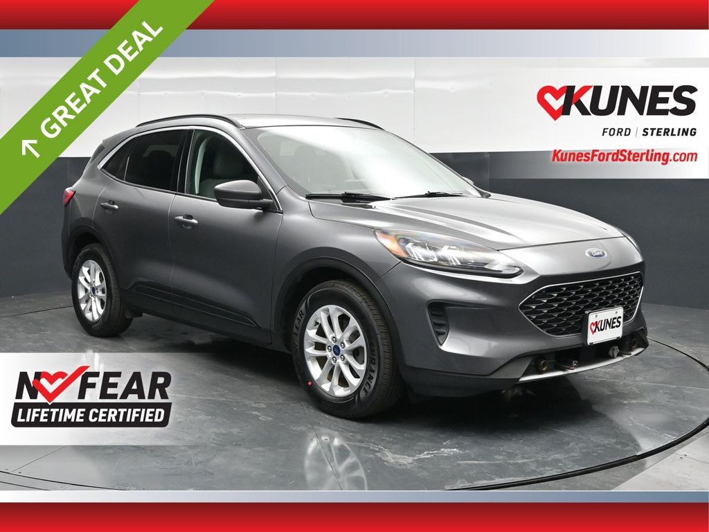 Gray Metallic 2022 Ford Escape Hybrid SE AWD SUV / Crossover All-Wheel Drive Continuously Variable Transmission