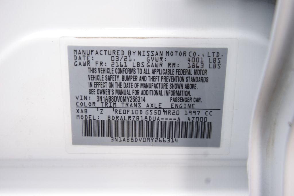 used 2021 Nissan Sentra car, priced at $17,600