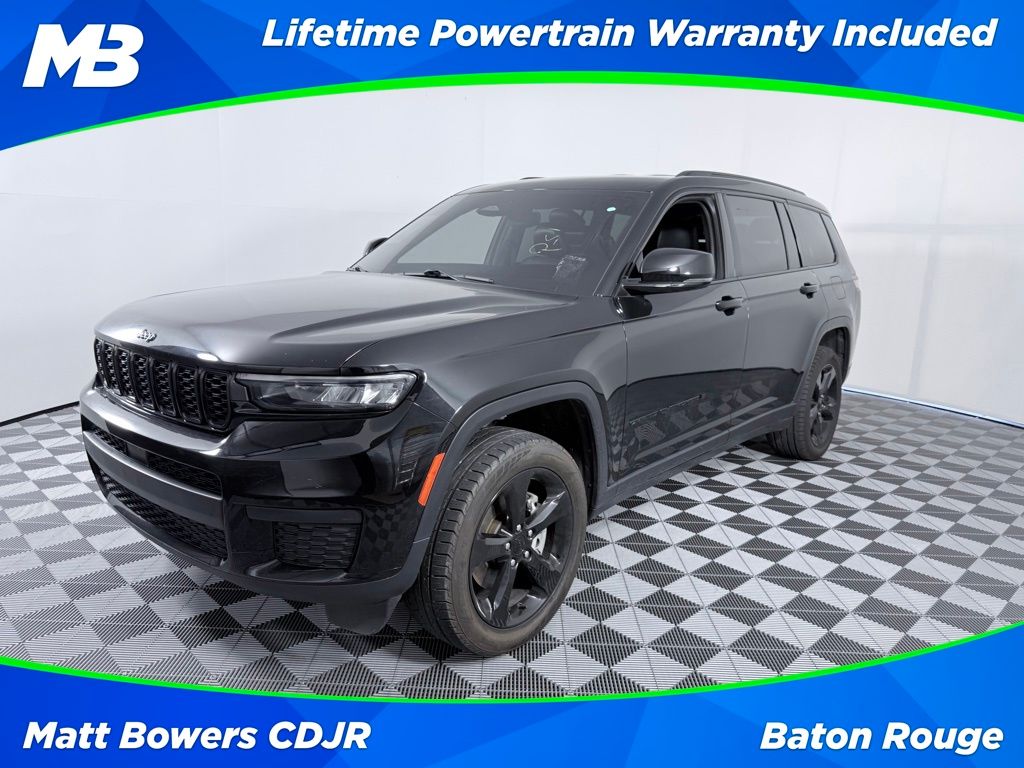 Diamond Black Crystal Pearlcoat 2023 Jeep Grand Cherokee L SUV / Crossover Four-Wheel Drive 8-Speed Automatic
