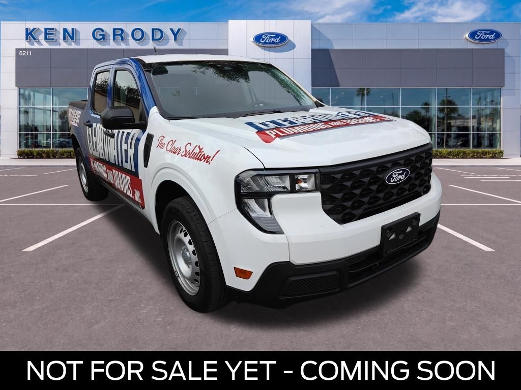 White Metallic 2025 Ford Maverick Pickup Truck Front-Wheel Drive Continuously Variable Transmission
