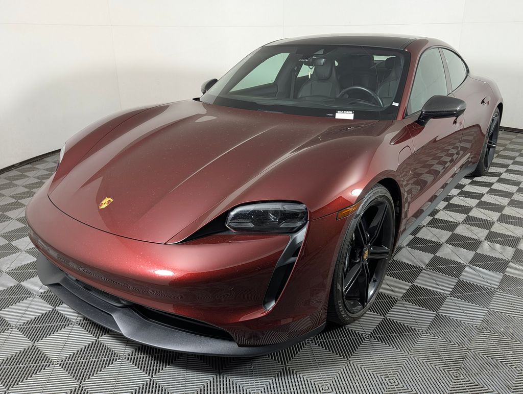 Cherry Metallic 2022 Porsche Taycan 4S Sedan AWD Sedan All-Wheel Drive 2-Speed Automatic