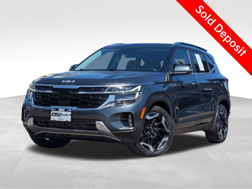 Gravity Gray 2024 Kia Seltos SX AWD SUV / Crossover All-Wheel Drive 8-Speed Automatic