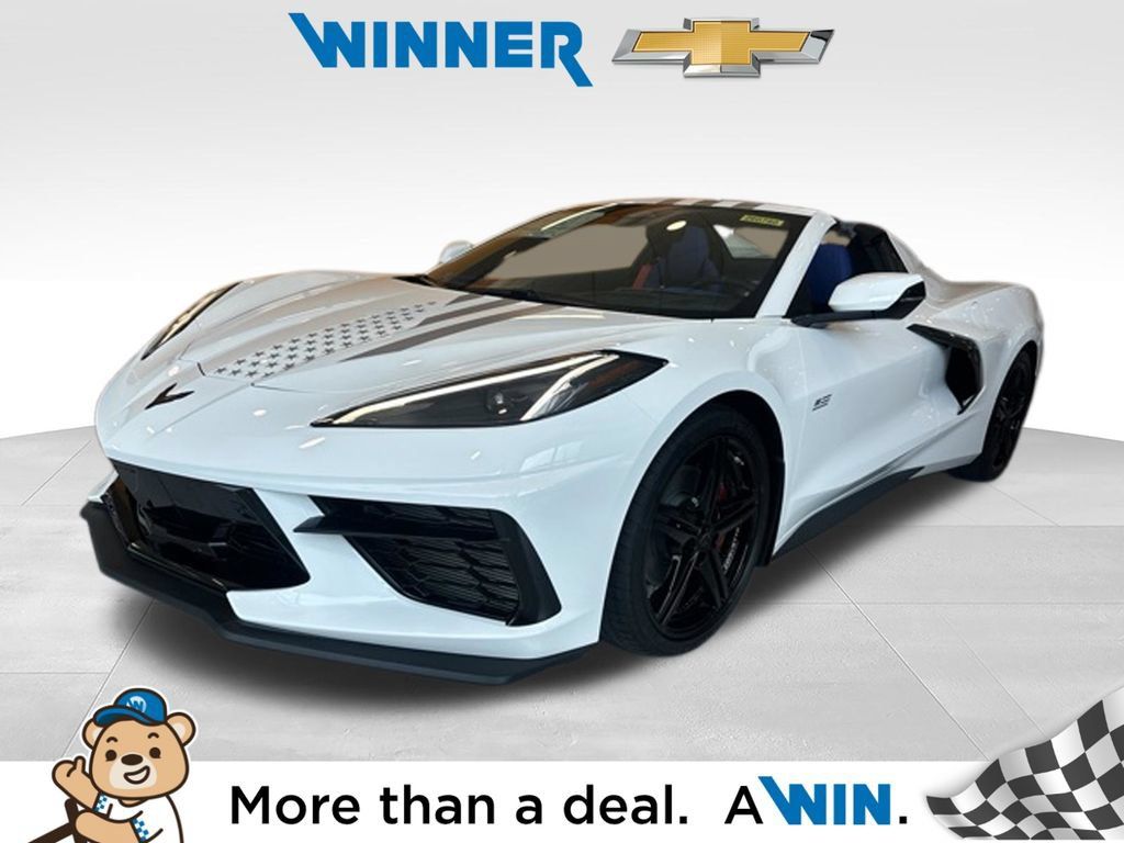 Arctic White 2026 Chevrolet Corvette Convertible Rear-Wheel Drive 8-Speed Dual Clutch
