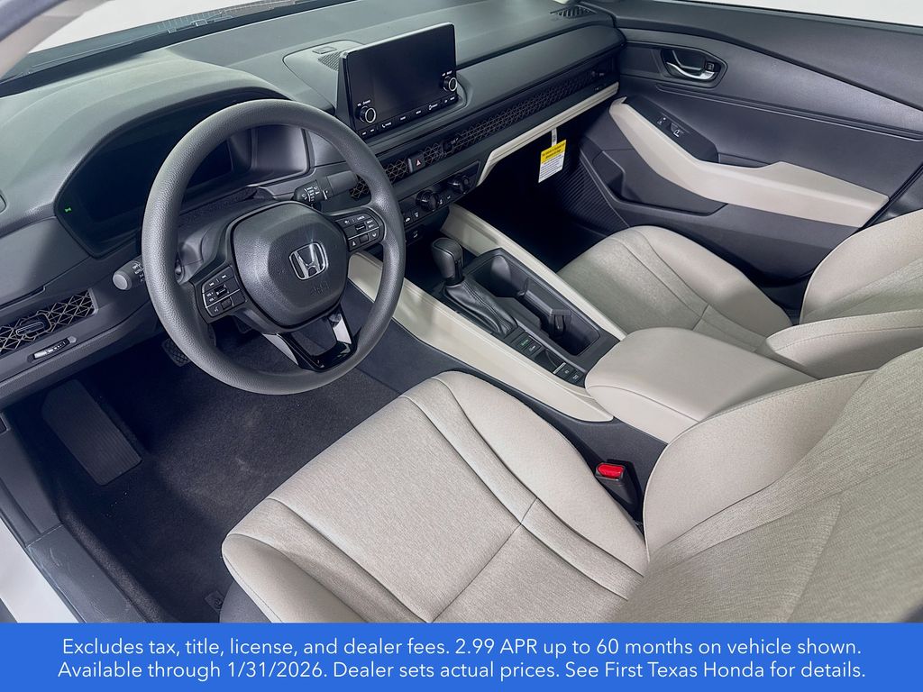 New Car 2025 Honda Accord  Lx For Sale Under $30,000 In Austin, Texas