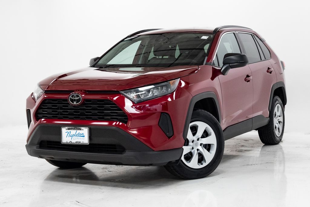 Red (Ruby Flare Pearl) 2020 Toyota RAV4 LE FWD SUV / Crossover Front-Wheel Drive 8-Speed Automatic