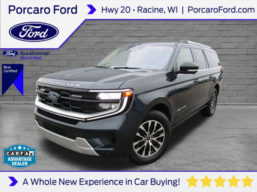 Stone Blue Metallic 2025 Ford Expedition SUV / Crossover Four-Wheel Drive Automatic