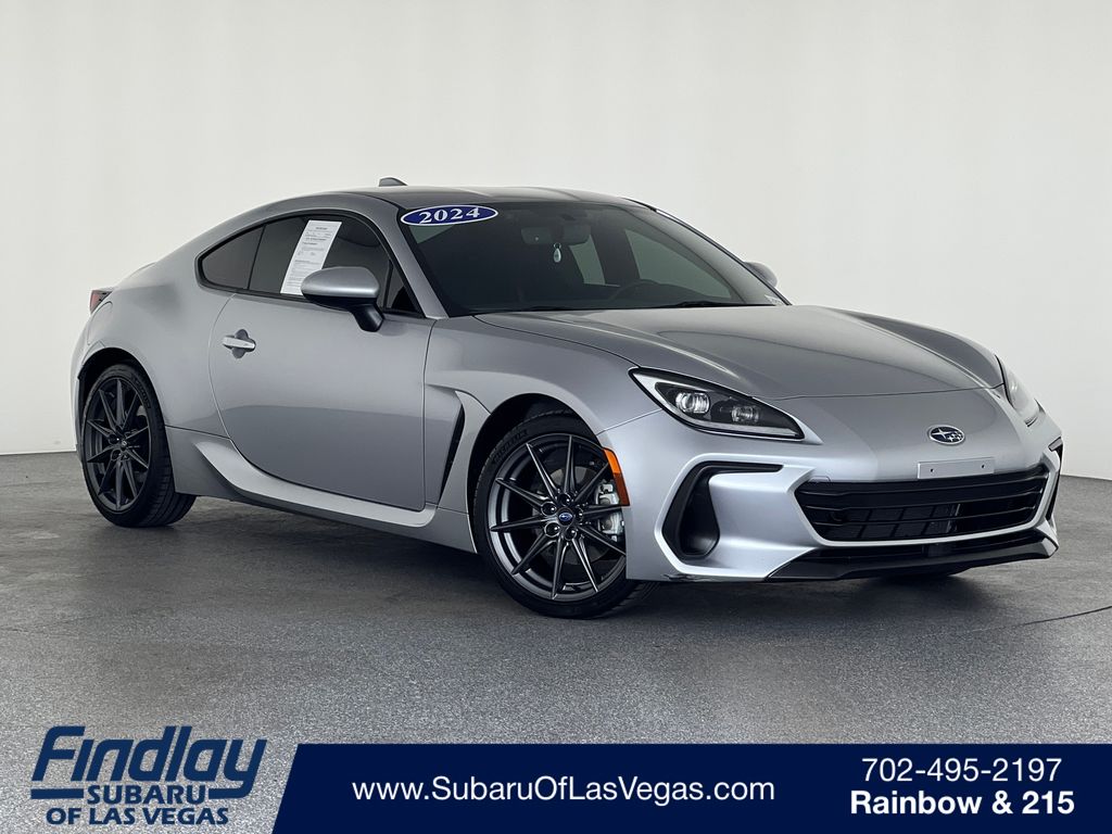 Ice Silver Metallic 2024 Subaru BRZ Coupe Rear-Wheel Drive 6-Speed Manual
