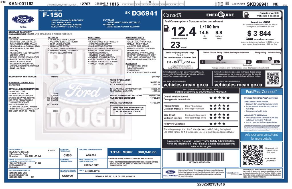 Certified Used 2025  Ford XLT image 7
