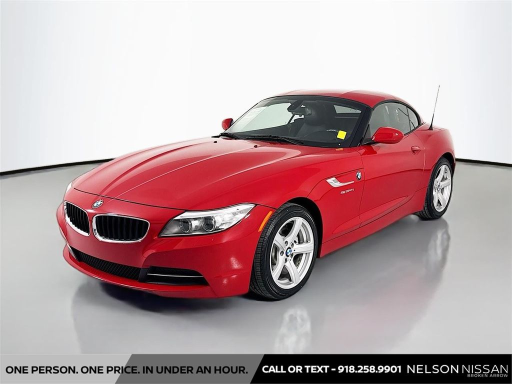 Crimson Red 2014 BMW Z4 Convertible Rear-Wheel Drive 6-Speed Manual