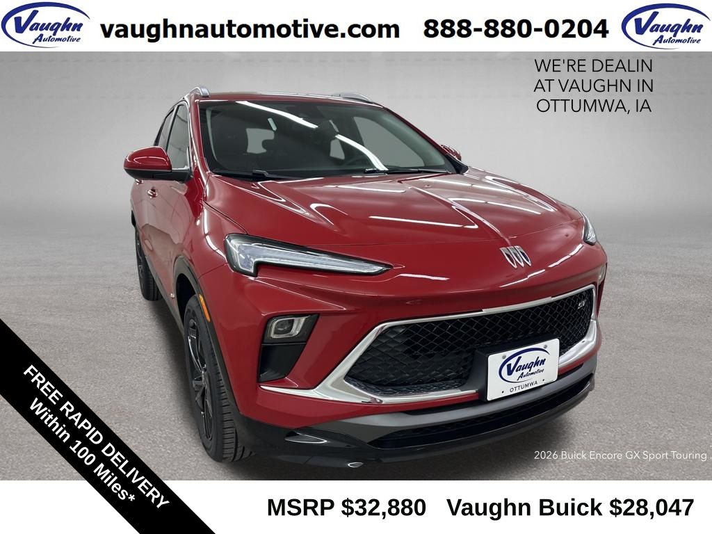 Brilliant Red 2026 Buick Encore GX Sport Touring AWD SUV / Crossover All-Wheel Drive 9-Speed Automatic