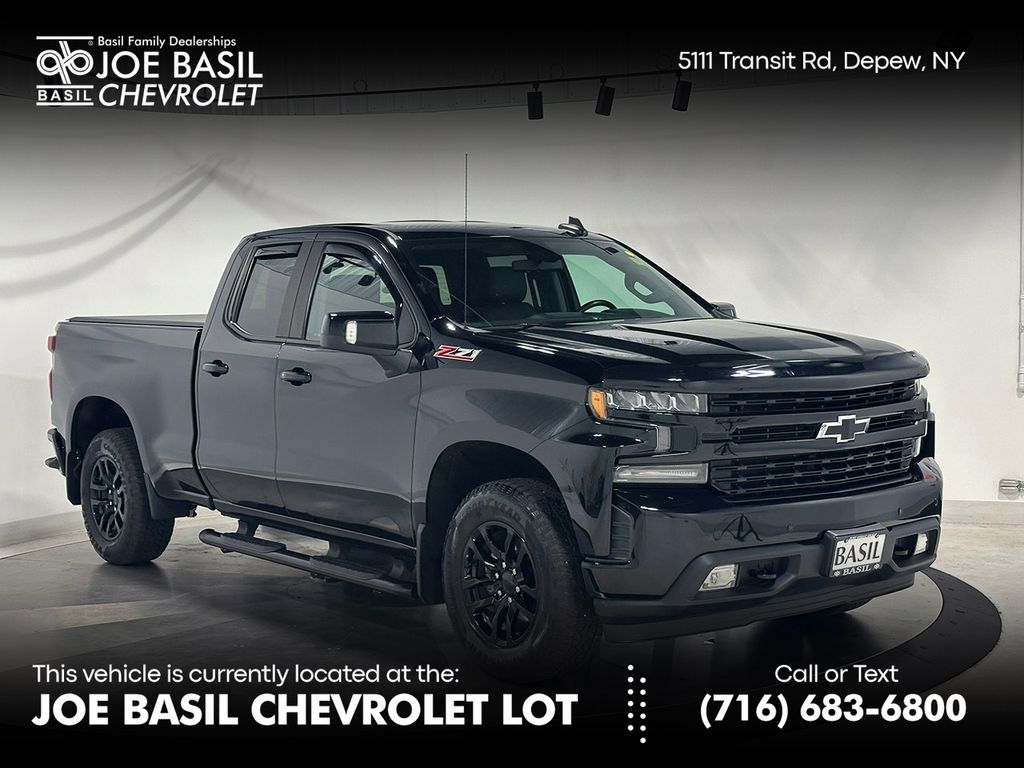 Black 2020 Chevrolet Silverado 1500 Pickup Truck Four-Wheel Drive 8-Speed Automatic