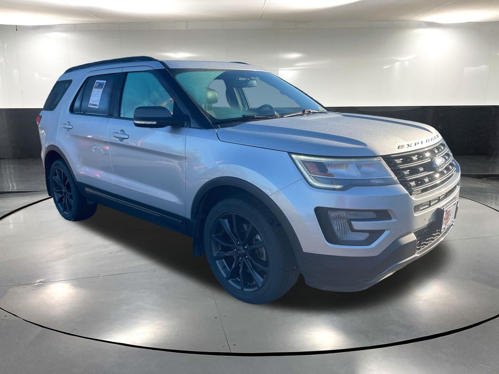 Ingot Silver Metallic 2017 Ford Explorer SUV / Crossover All-Wheel Drive 6-Speed Automatic