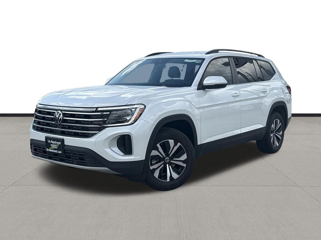 2026 Volkswagen Atlas 2.0T SE White at DeMontrond Auto Country