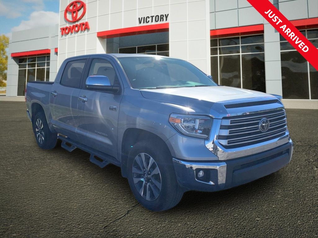 Silver Sky Metallic 2020 Toyota Tundra Limited CrewMax 4WD Pickup Truck Four-Wheel Drive 6-Speed Automatic