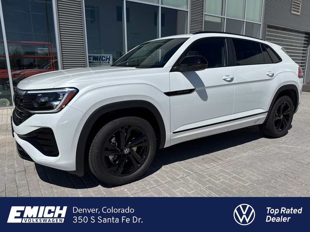 Opal White Pearl 2026 Volkswagen Atlas Cross Sport SUV / Crossover All-Wheel Drive 8-Speed Automatic