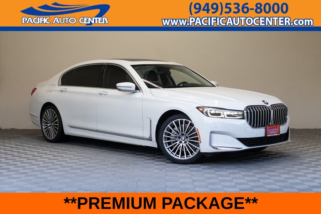 Alpine White 2021 BMW 7 Series Sedan Rear-Wheel Drive 8-Speed Automatic